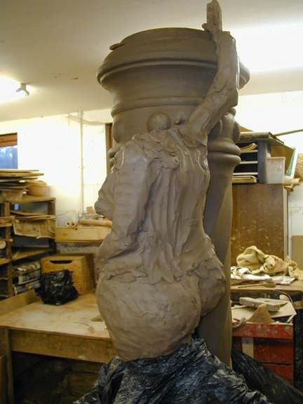 Erotic Fairy Chimney Pot being built, 