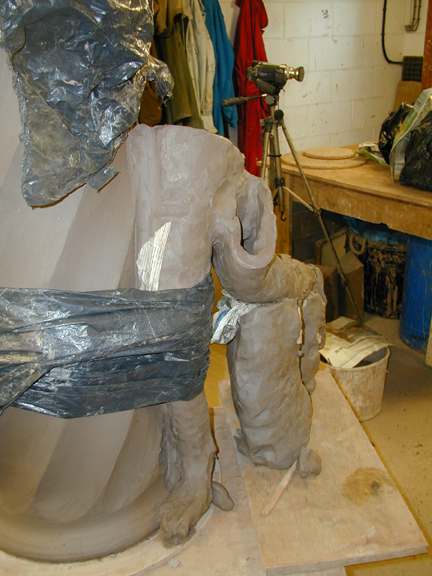 Erotic Fairy Chimney Pot being built, 