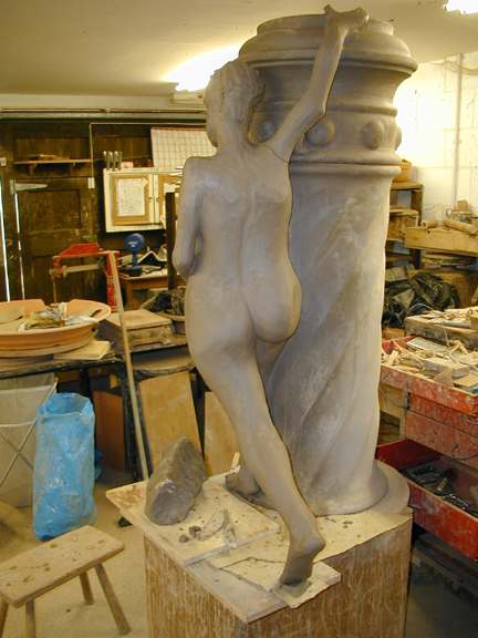 Erotic Fairy Chimney Pot being built, 