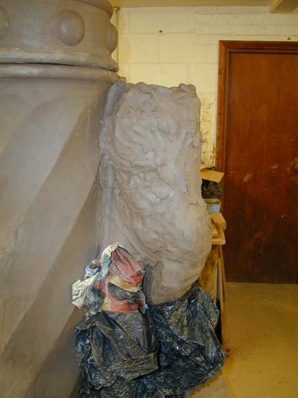 Erotic Fairy Chimney Pot being built, 