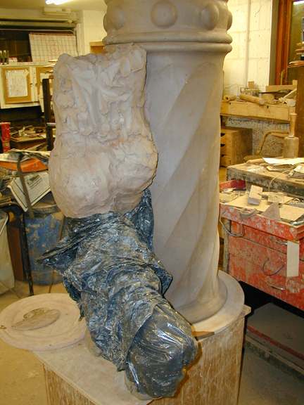 Erotic Fairy Chimney Pot being built, 