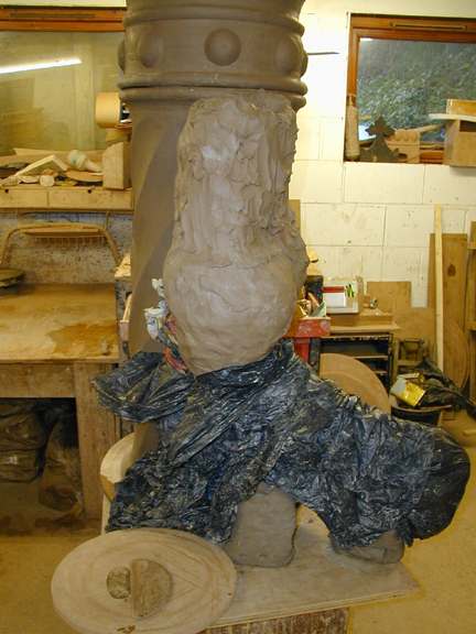 Erotic Fairy Chimney Pot being built, 