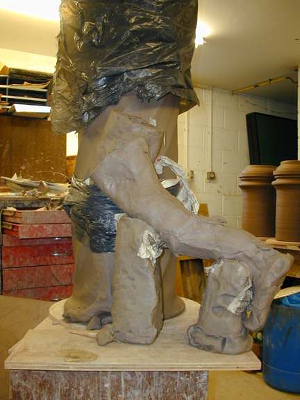 Erotic Fairy Chimney Pot being built, 