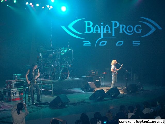 Tripod at Baja Prog Rock Festival all Blue  john Schlick was the Lighting Designer for this shot.